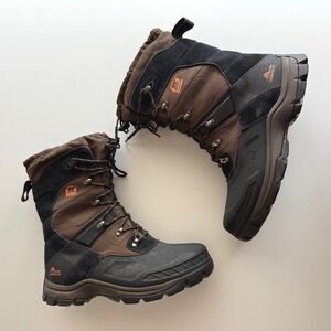 Sorel EUC Full Tilt Waterproof Thinsulate  Black Brown Winter Snow Boot men 12